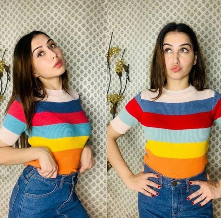 Trendy Multi coloured Knit Top uploaded by Phoenix Store on 9/4/2021