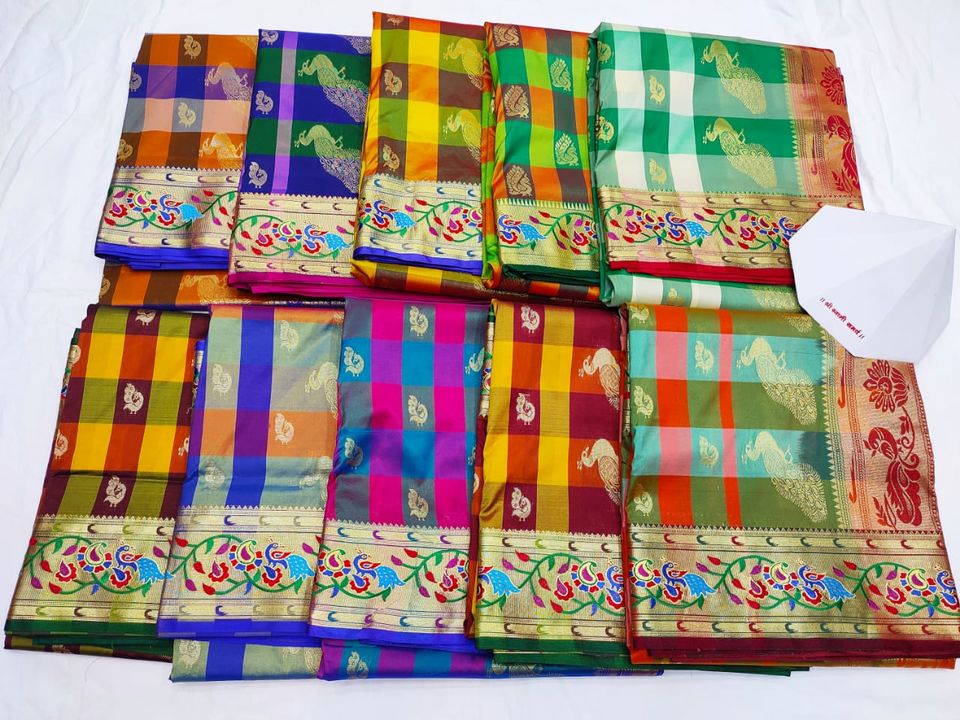 Silk paithani uploaded by business on 9/4/2021