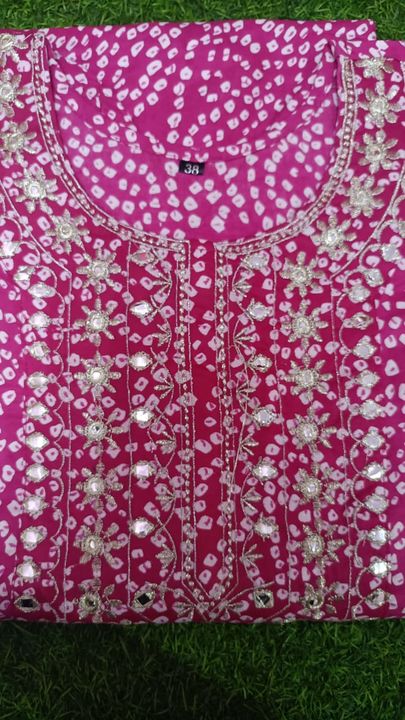Rayon kurti with pant uploaded by Radhey collection on 9/4/2021