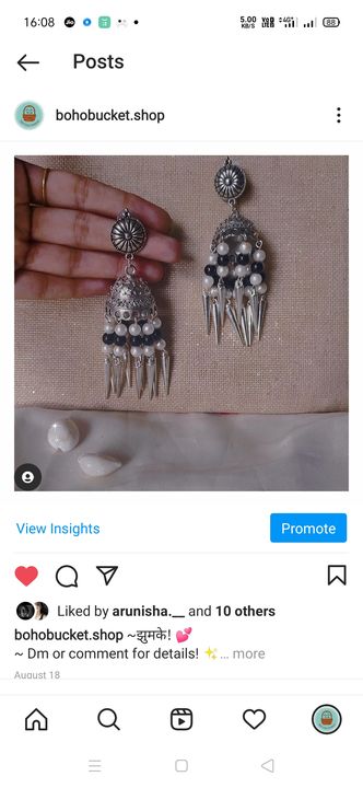 Jhumka uploaded by business on 9/4/2021