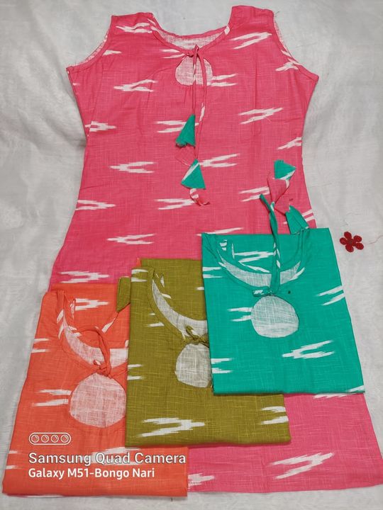 Cotton kurti uploaded by Oindrila Roy on 9/4/2021
