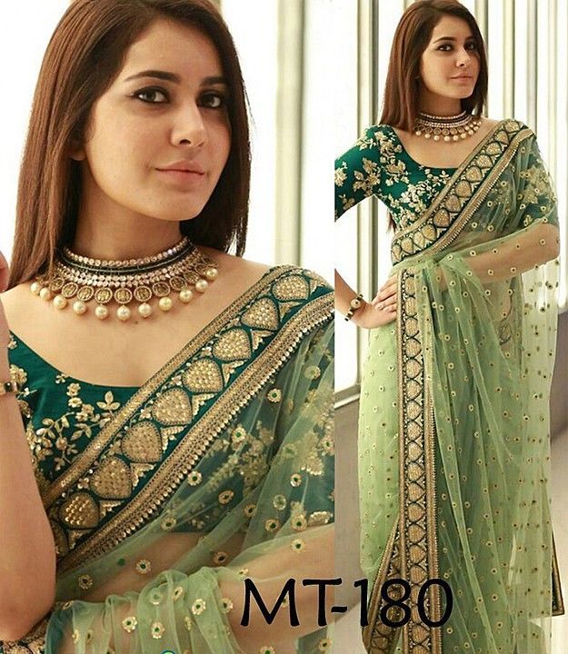 Nulon net saree party wear uploaded by Wholesale all item  on 9/6/2020