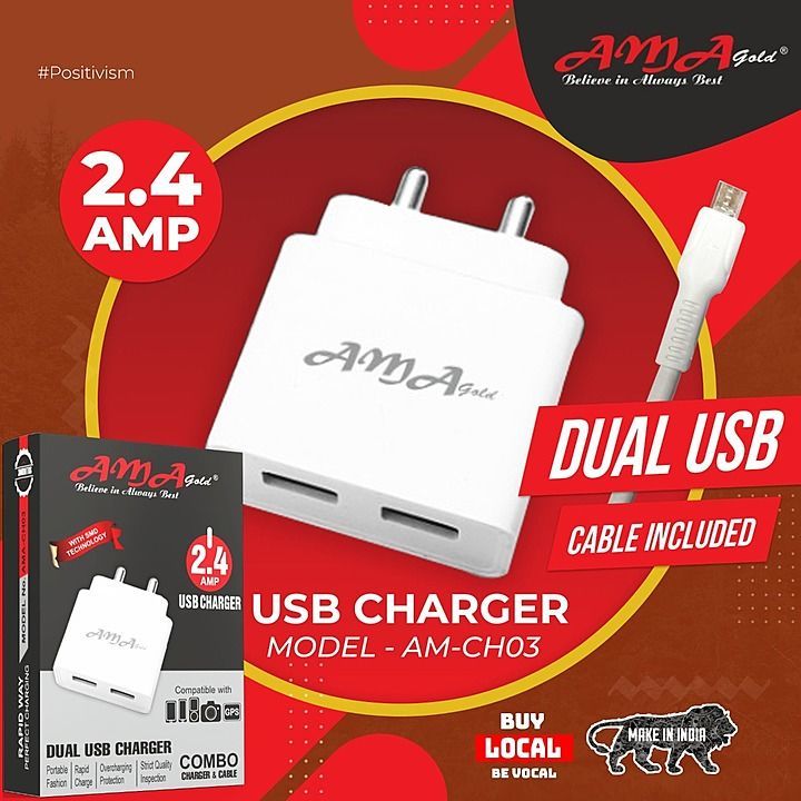 AMA GOLD 2.4 AMP RAPID CHARGER  uploaded by business on 9/6/2020