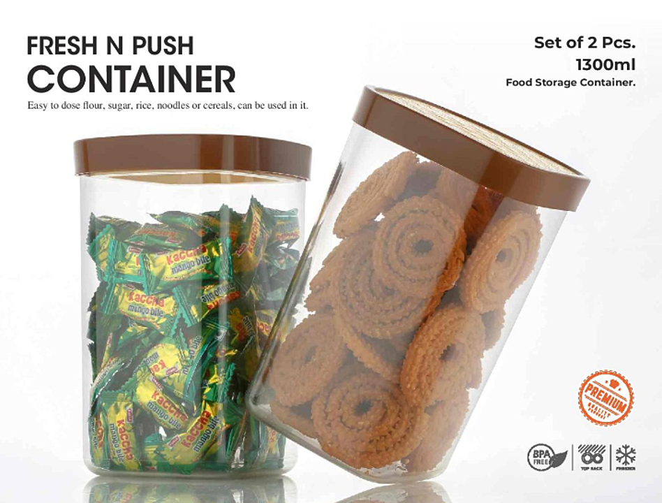 Fresh N push container 1260 ml  uploaded by business on 9/6/2020