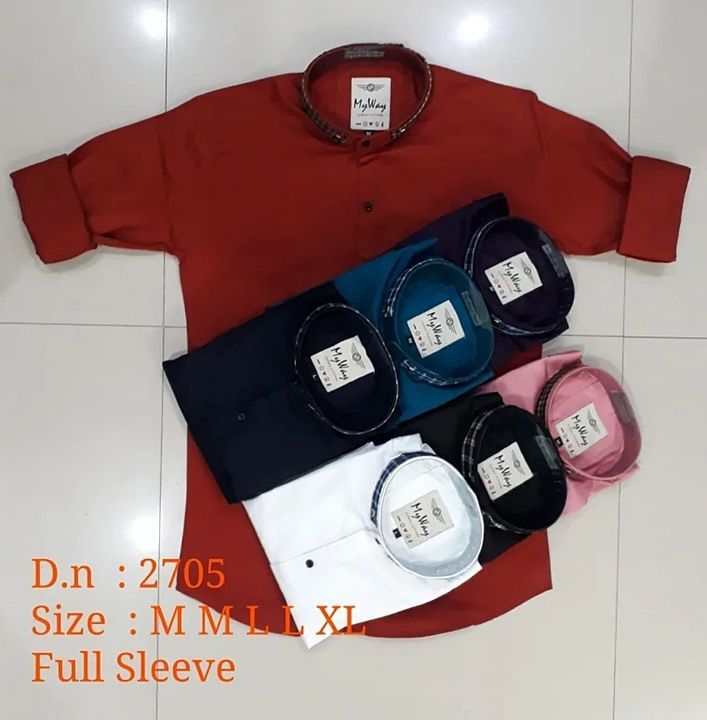 China Collar Shirt Size  : M L XL  uploaded by business on 9/6/2020