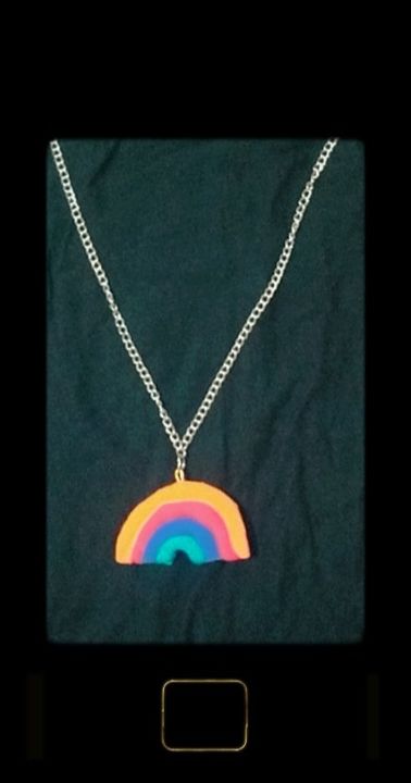 Rainbow necklace 💗 uploaded by business on 9/5/2021
