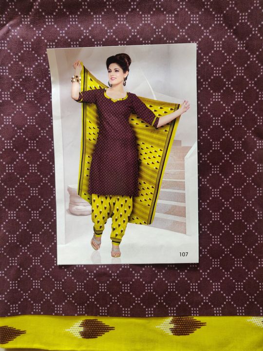 Unstitched dress material uploaded by Shivalik fashion garments on 9/5/2021
