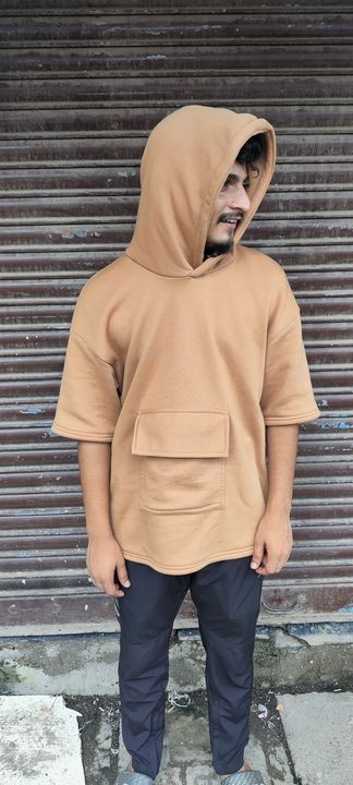 Men's stylish kangaroo pouch hood uploaded by business on 9/5/2021