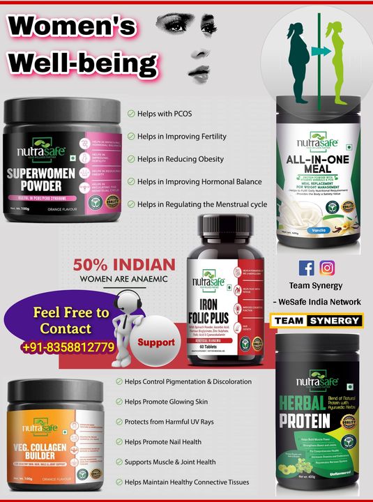 Post image We have all solutions to the various health challenges. We sale results not only the products.Call now - 91-8358812779Dilip Yadav(Team Synergy - Wesafe India)