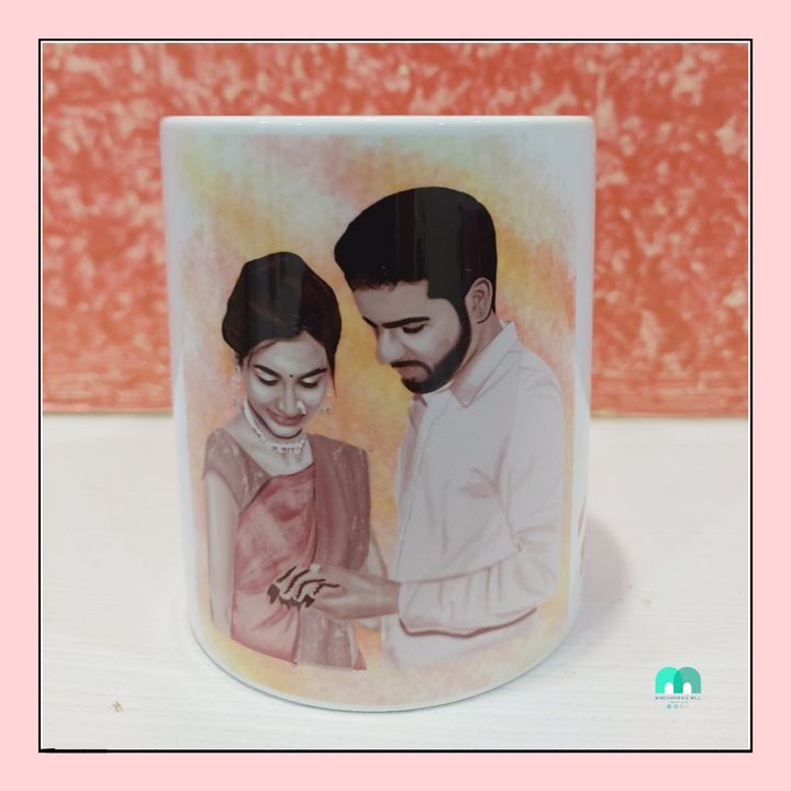 Digital painting printed on mug uploaded by business on 9/5/2021