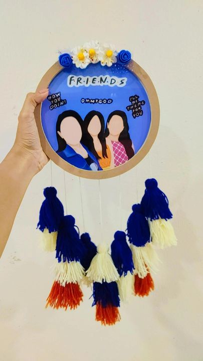 Customized digital painted tassel wall hanging frames uploaded by Mimeographic mill on 9/5/2021