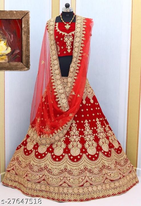 Bridal lehenga uploaded by Aanchal Collection on 9/5/2021