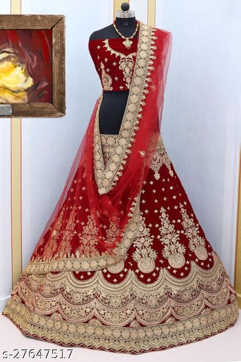 Bridal lehenga uploaded by Aanchal Collection on 9/5/2021