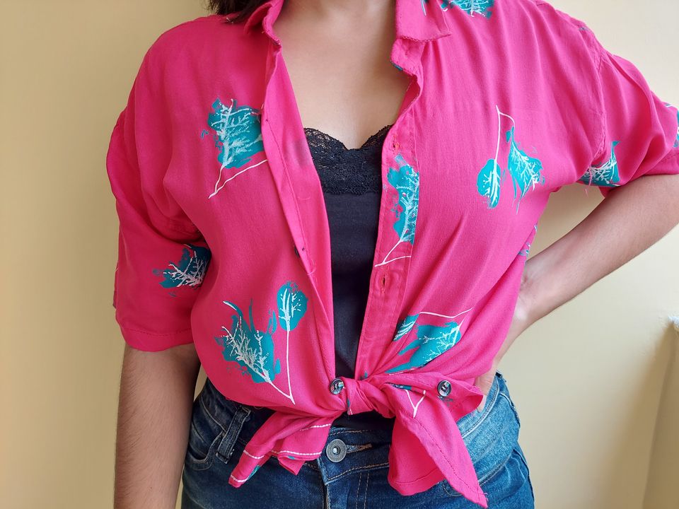 Pink printed shirt  uploaded by business on 9/5/2021
