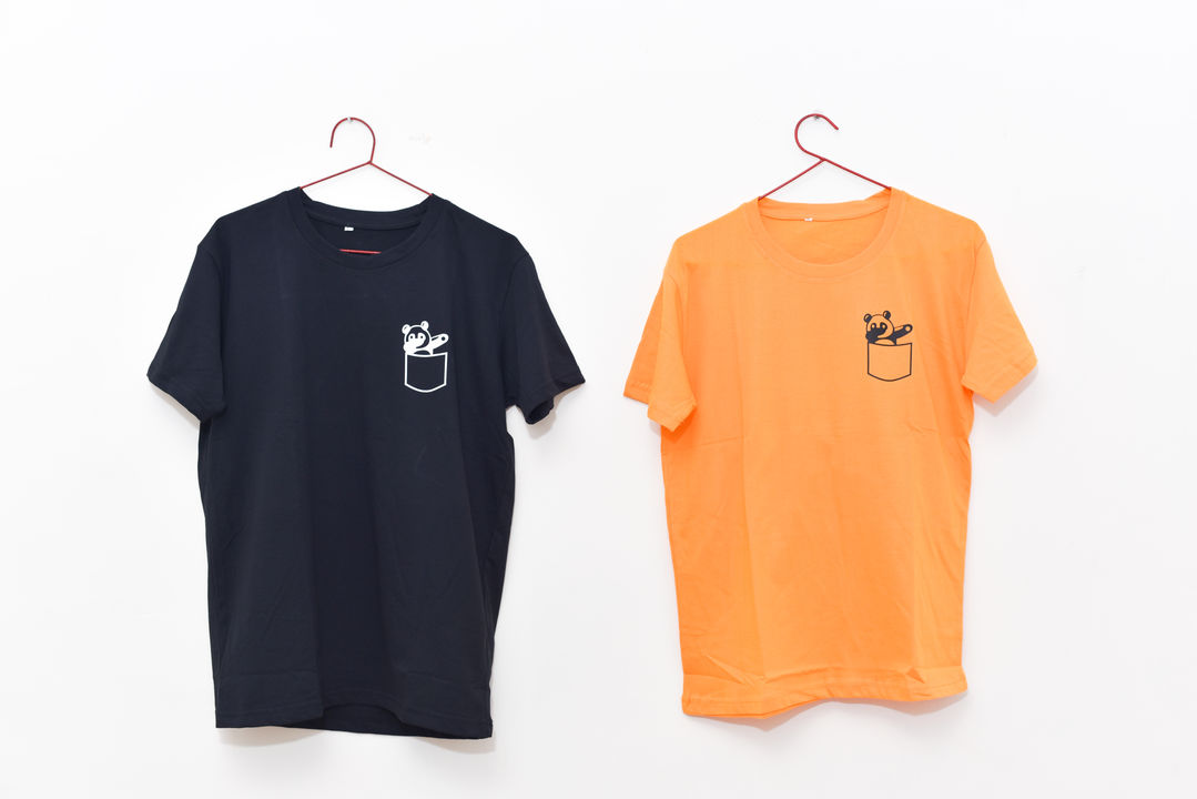 Combo black & orange T-shirt  uploaded by Kunal fox on 9/5/2021
