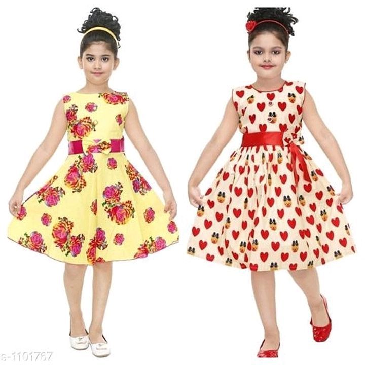 Little Princess Modern Girl's Frocks uploaded by RV Collection on 9/6/2020