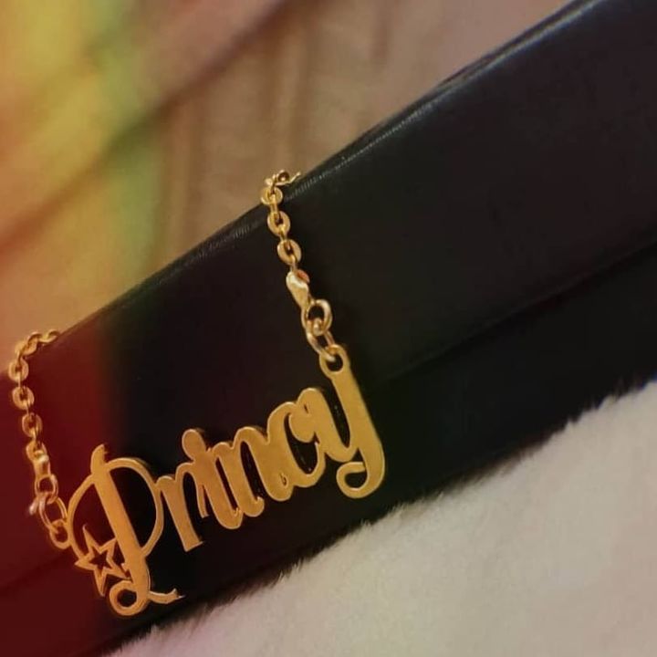 Customized name pendent uploaded by Amyra foot wear  on 9/5/2021