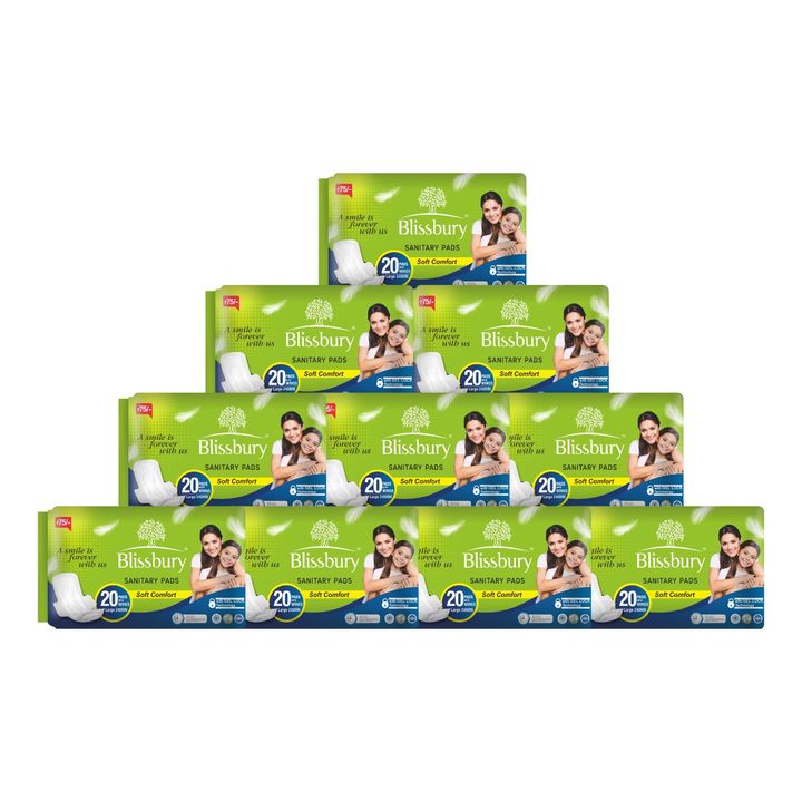 Blissbury Sanitary pads L Family size uploaded by Sanitary Napkin on 9/6/2021