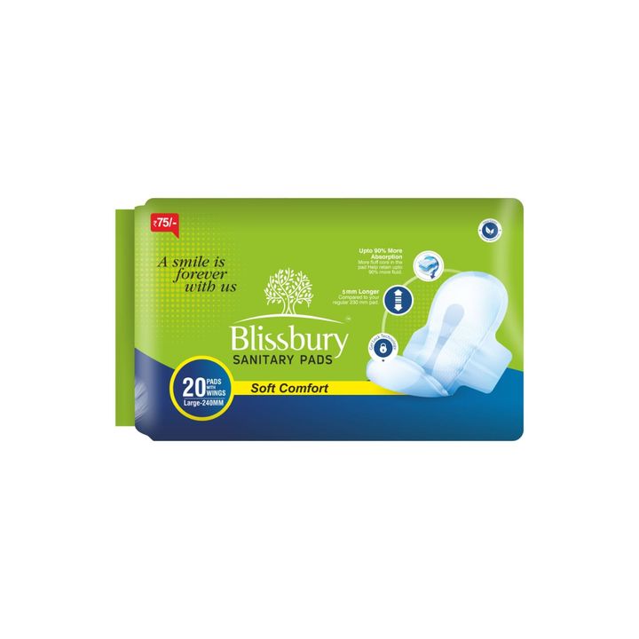 Blissbury Sanitary pads L Family size uploaded by Sanitary Napkin on 9/6/2021