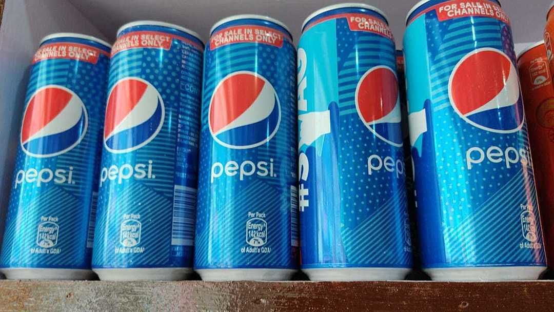 Pepsi 330ml can MRP.60/- uploaded by Singla variety store on 9/6/2020