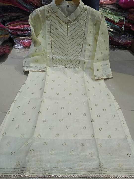 New 😍😍😍😍
Designs Kurtis 

Fabric kota doriya motra
 new designs 
With lining fabric cotton 
 uploaded by business on 9/6/2020