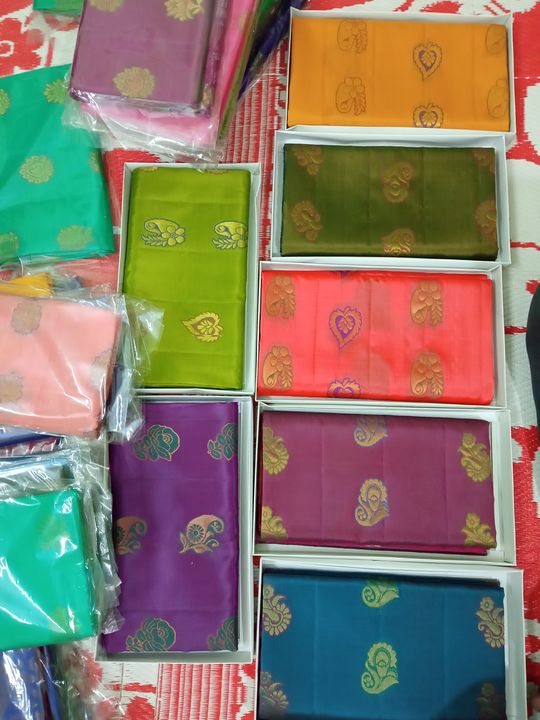 Mix butta uppada sarees uploaded by business on 9/6/2021