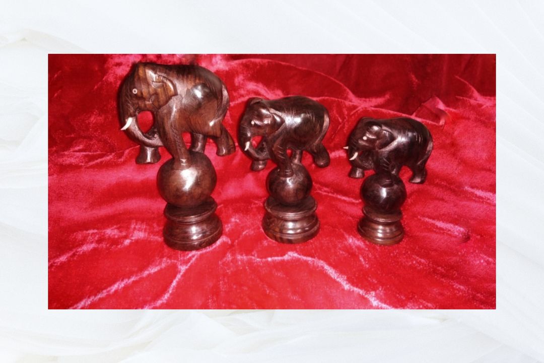 Wooden Elephants uploaded by Rudhra Fashion Emporium on 9/6/2021