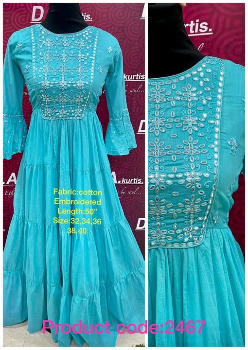 Anarkali style uploaded by Sumee Songthing on 9/6/2021