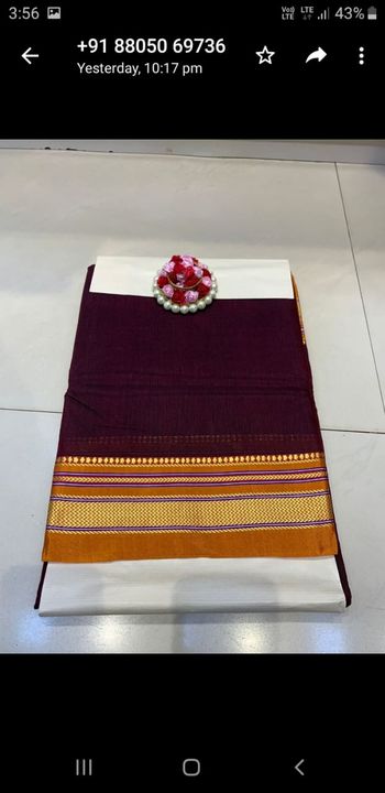 Irakal Sarees uploaded by business on 9/6/2021