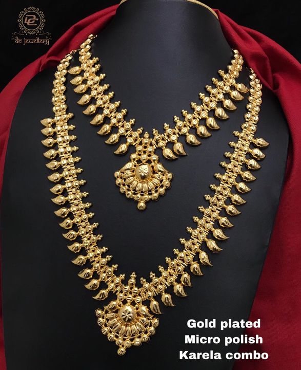 Gold plated necklace set  uploaded by business on 9/6/2021