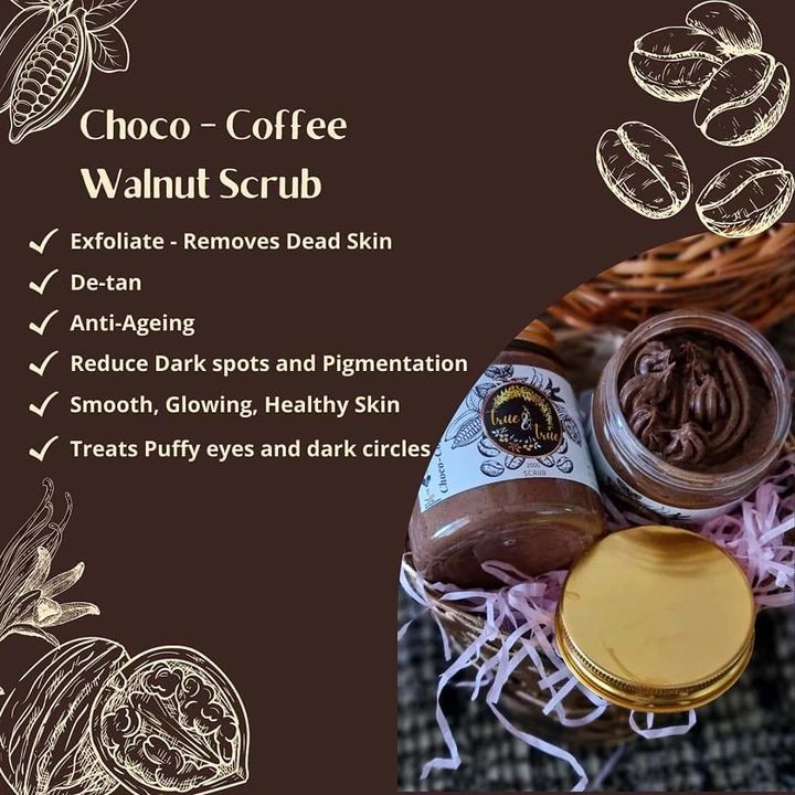 Choco coffee walnut scrub uploaded by True and True Naturals on 9/6/2021