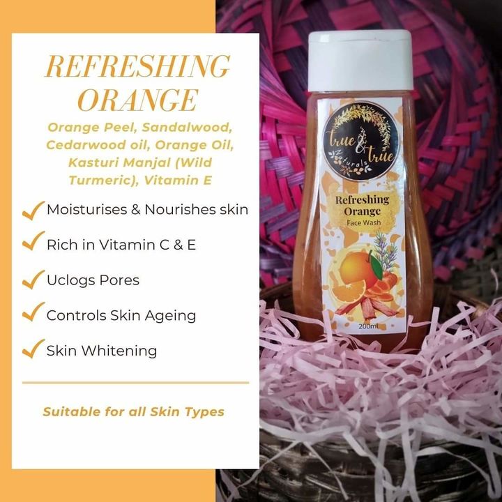 Refreshing Orange facewash uploaded by business on 9/6/2021