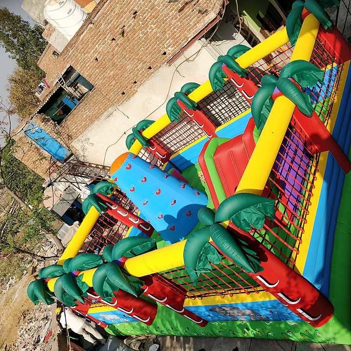 Jungle bouncy castle  uploaded by Jd Inflatables on 6/1/2020