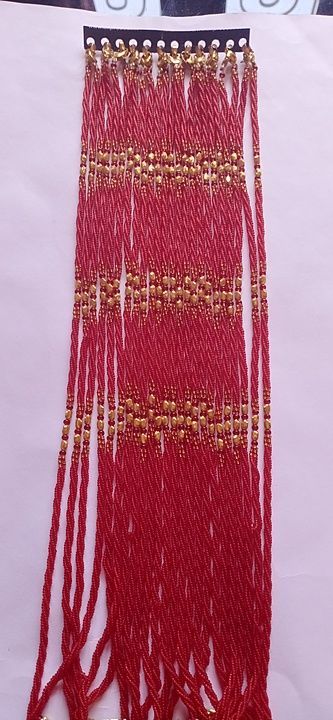 Red beads mala uploaded by Zufra enterprises on 6/1/2020