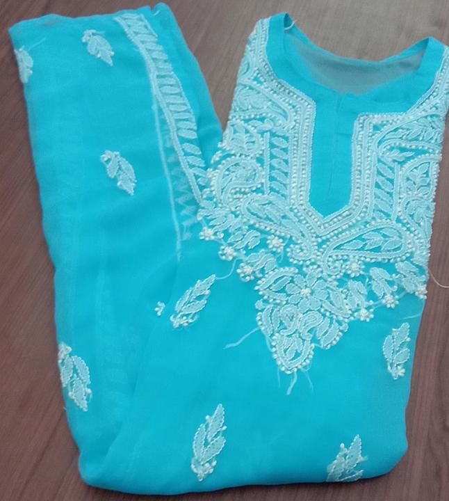 Post image Ladies chicken kurti only hand work for you at best price
