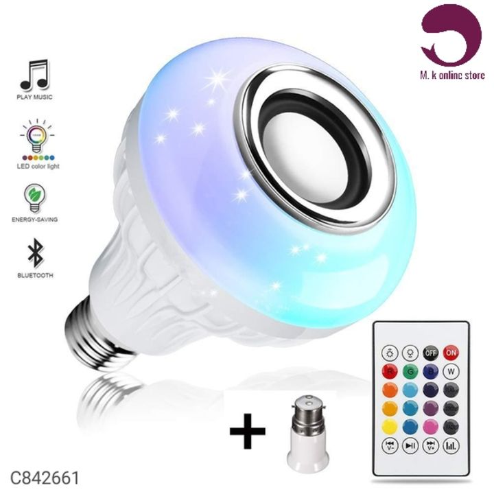 Catalog Name:* Bulb- LED Bulb With Bluetooth uploaded by M. K online shopping store on 9/7/2021