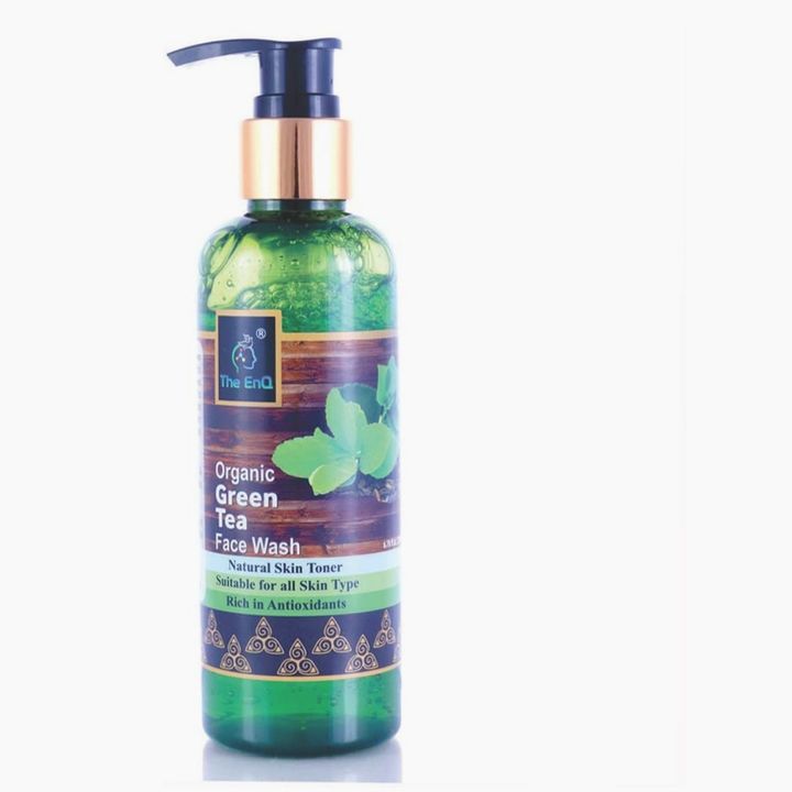 The EnQ Organic Green Tea Face Wash Natural Skin Toner Rich in Anti Oxidants For All Skin Types  uploaded by Natural By Nature on 9/7/2021