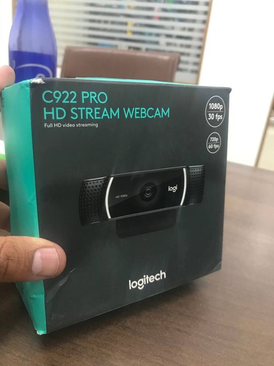 Logitech c922 pro web cam  uploaded by business on 9/7/2021