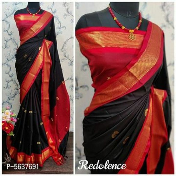 Pure silk saree with bp  uploaded by business on 9/7/2021