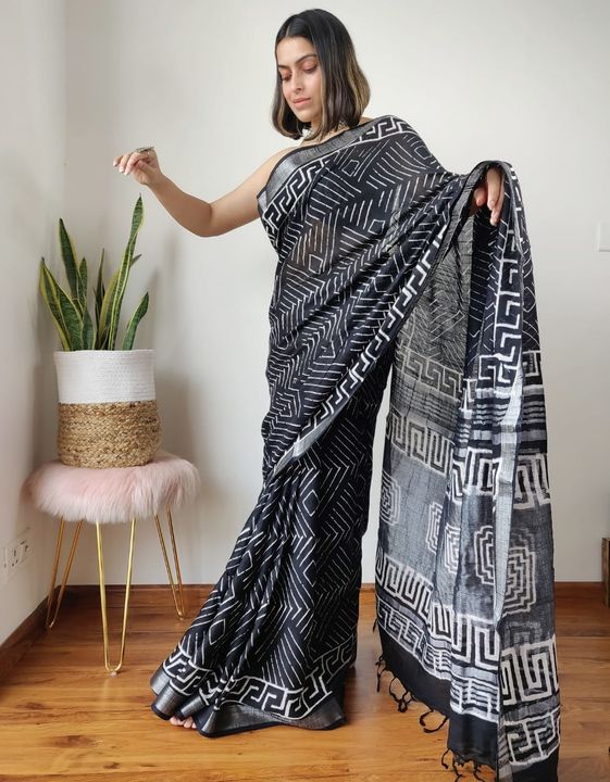 New line cottan sarees  uploaded by business on 9/7/2021