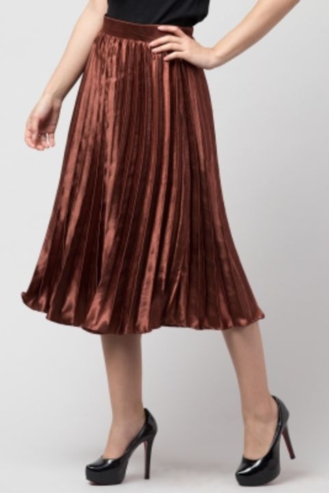 Women pleated skirt uploaded by business on 9/7/2021