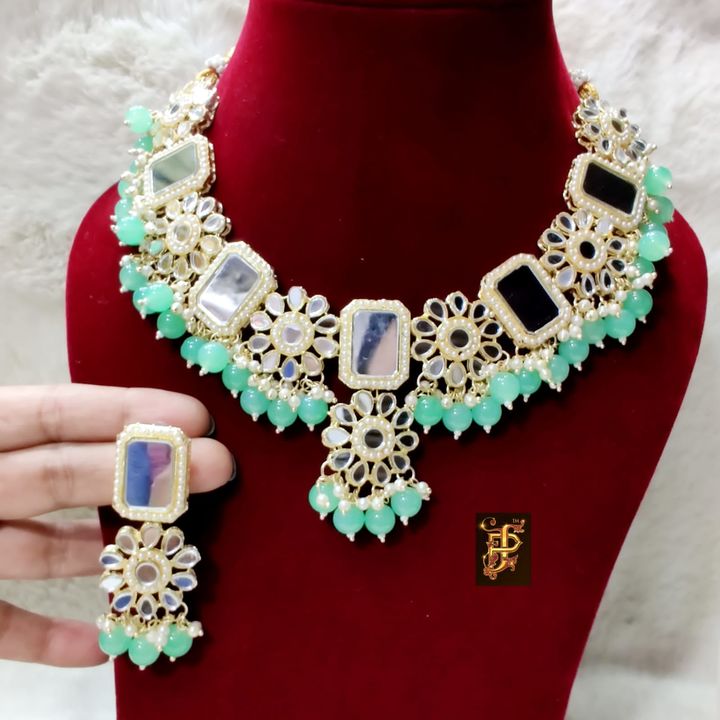 Post image Premium Quality Mirror Necklace ping me on 8851244188