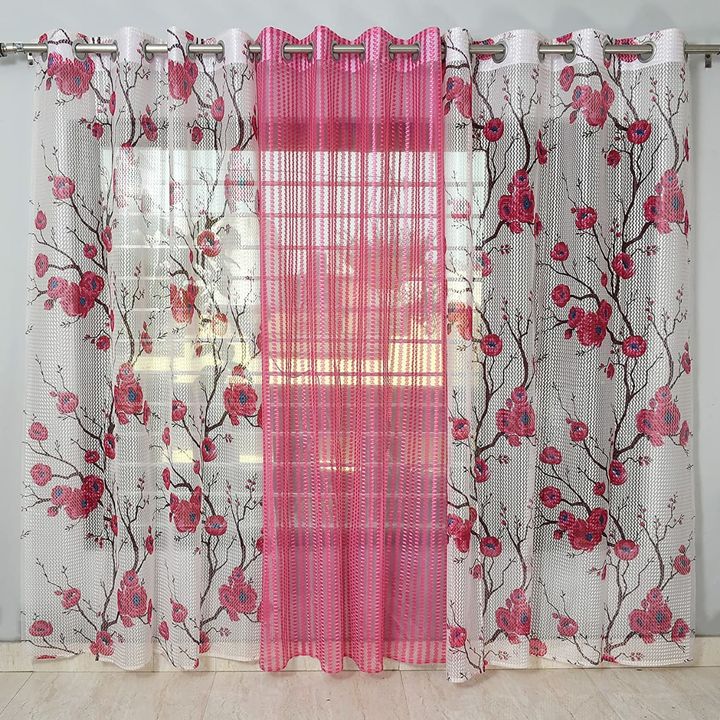 3 pc curtains set uploaded by SIMMI INTERNATIONAL on 9/8/2021