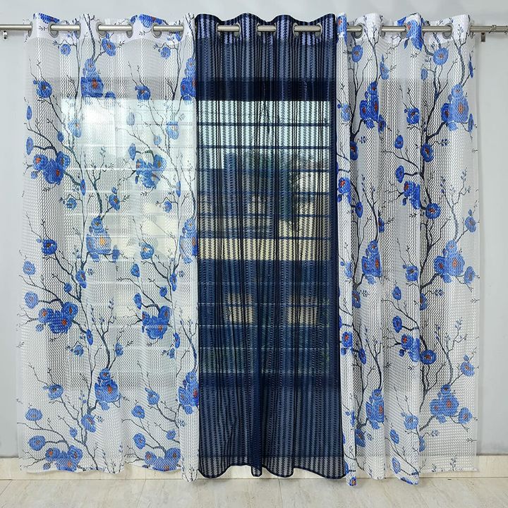 3 pc curtains set uploaded by SIMMI INTERNATIONAL on 9/8/2021