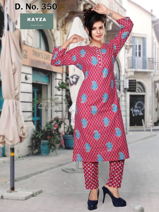 Kurti with pent  uploaded by business on 9/8/2021