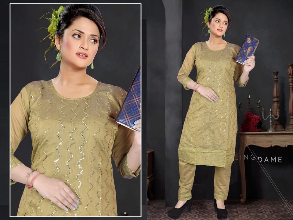 Kurti with pent uploaded by business on 9/8/2021