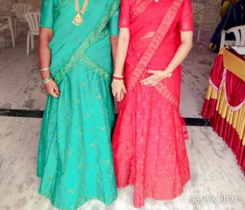 Post image I want 1 Pieces of Half saree.
Chat with me only if you offer COD.
Below is the sample image of what I want.