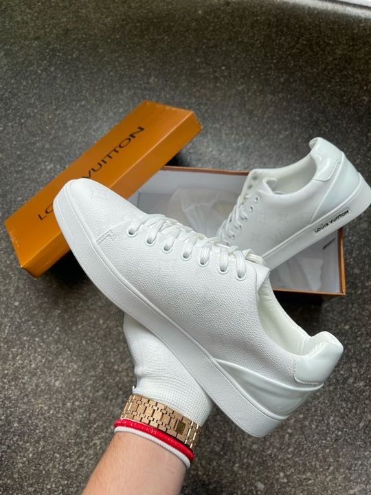 Louiss vuitton monogram sneaker white uploaded by business on 9/8/2021