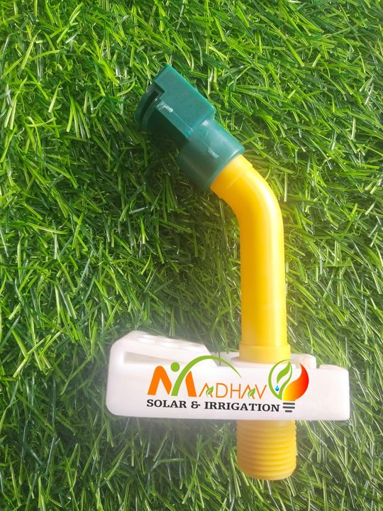 Solar panel cleaning spray nozzle with clamp uploaded by Madhav Solar & Irrigation on 9/8/2021