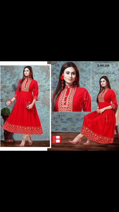 Embroidered Kurti uploaded by AMK CREATIONS on 9/8/2021
